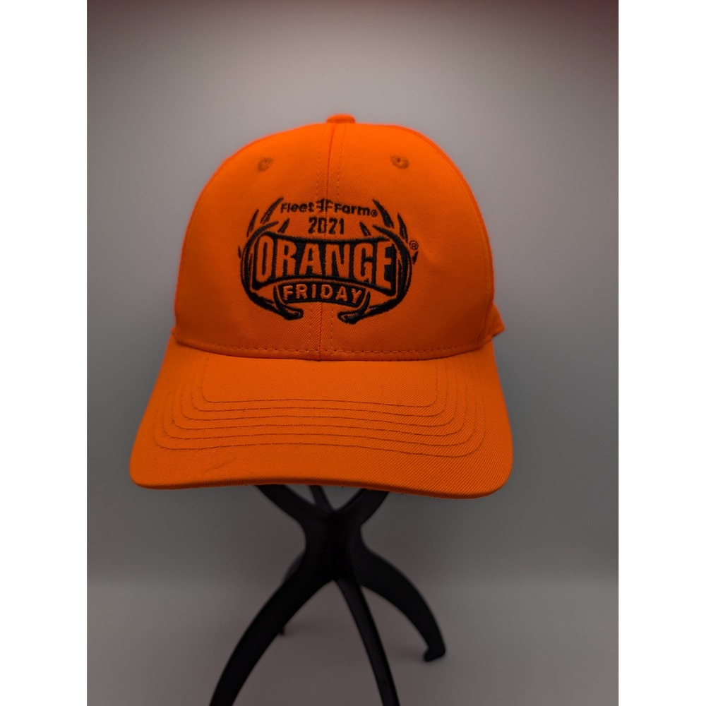 Fleet Farm 2021 Orange Friday Hunting Hat Blaze Orange Mountn Prairie Snapback